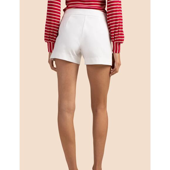 Trina Turk Corbin 2 Shorts White size 4 - Picture 2 of 10